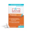 Szio+ Utiva Probiotic – Urinary Tract and Gut Health Supplement – 12 Billion CFU Lactobacillus & Bifidobacterium Probiotic für Männer und Frauen, 30 Delayed Release Vegi Capsules