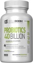 Probiotic 40 Billion CFU 4 Strains + Prebiotic - Unterstützt Verdauungs-Gesundheit & Immunität - Hilft mit Verstopfung, Durchfall, Bloating - Glutenfrei, Non-GMO - Made in USA - 60 Capsules