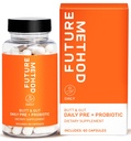 FUTURE METHOD Synbiotische Präbiotika für Männer und Frauen - Probiotika & Präbiotische Ergänzung für Verdauung, Immunität & Regularität (60ct)