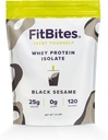 Boba Whey Protein Isolate (Black Sesame), 5,9g BCAAs, Glutenfrei, Zero, Zucker, Bubble Tea Protein Powder