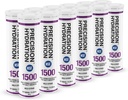 Precision Hydration Electrolyte Drink - Multi Strength Effervescent Hydration Tablets - Combats Cramp - Low Calorie, Glutenfrei, Vegan/Vegetarisch Freundlich (12 Tubes, 1500mg/L - Purple Tube)