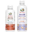MaryRuth Organics Turkey Tail Mushroom Liposomal (Chocolate Fudge) & Hair Growth MAX (Almond Cookie) | Clean Label Project Verified® | Vitamine für Immunität & Beauty | Vegan, Gluten-Free