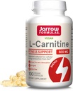 Jarrow Formulas L-Carnitin 500 mg - 100 Veggie Licaps - Wichtiger Cofaktor für die Energieerzeugung (ATP) von Fats - Vegan - Bis zu 100 Servietten