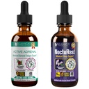Active Adrenal + NoctuRest - Unterstützt Adrenal Health + Sleep- Liquid Lieferung für bessere Absorption - Rhodiola, Hops, Heilige Basilikum, Melatonin, Ashwagandha &amp; mehr!