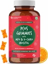 Kavir PCOS Ergänzungen für Frauen mit 40:1 Verhältnis von Myo & D Chiro Inositol Fortified with PCOS Vitamins & Minerals - Orange Flavour - 60 Veg Gummies