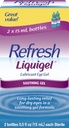 Refresh Liquigel Lubricant Eye Gel, 2 Flaschen 0,5 Fl Oz (15mL) Jeder Steril (30mL)