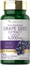 Carlyle Grape Seed Extract 4.000mg | 120 Schnelle Freisetzung Kapseln | Standardisierte Extrakt-Komplex mit Polyphenolen | Non-GMO, Glutenfreie Ergänzung