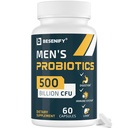 Probiotics for Men, 500 Billion CFUs & 12 Strains, Herren Probiotikum mit Kurkuma, Cranberry, Goji - Probiotika für Verdauungsmedizin, Immune, Stomach, Bloating & Gut Health für Männer, 60 Pro Biotics Caps