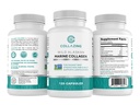 Alaskan Wild-Caught Marine Collagen Peptide mit Hyaluronsäure & Vitamin C - Unterstützt Haut, Haar, Nägel, Gelenke & Knochen - Typ 1 & 3 Kollagen für Frauen & Männer - 120 Pulverkapseln