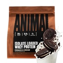 Animal Whey Isolate Protein Powder - Loaded for Pre & Post Workout Muscle Builder and Recovery with Digestive Enzymes for Men & Women - 25g Protein, Great Taste, Low Sugar - Cookies & Cream 2 lbs