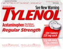 Tylenol Reg Strngth 100'S Größe 100ct Tylenol 325 Mg Regelmäßige Stärke Schmerzlinderung