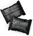 GET Hype Energy Gummies | Vegan, Non-GMO, Glutenfreie Energie-Ergänzung mit Koffein, Vitamin B12, B6, Vitamin C & Zink | Boost Focus, Mental Clarity & Energy | Individuell Wrapped, Packung mit 12