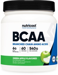 Nutricost BCAA Pulver 2:1:1 (großer Apfel, 60 Portionen)