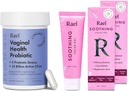 Rael Bundle - Probiotika Beilagen für Frauen, Verdauungsenzyme, Urinary Tract Health (30 Tage Versorgung) & Wohltuendes Vulva Gel - pH Balance Feminine Wash (1.7 Fl Oz, Paket von 2)