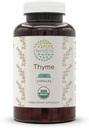 HerbEra Thyme USDA Organic 120 Kapseln | Natürliche Kräuterergänzung | Certified Organic Vegetarian Capsules and Organic Thyme (Thymus Vulgaris) Getrocknete Blatt (120 Kapseln)