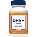 Der Vitamin Shoppe DHEA 50MG, hormonale und gesunde Alterung Unterstützung für Männer und Frauen, einmal täglich (120 Kapseln)