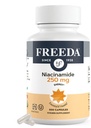 Freeda Niacinamid - Vitamin B3 Niacinamid 250 mg - Vegetarisch Keine Flush Niacin Formel - B3 Vitamine Niacinamid Supplement - Niacin Flush Free Niacin Supplement Vitamin B3 Nicotinamid, 500 Kapseln