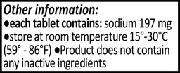 Natriumchlorid Tabletten 500 mg (0,5 Gramm), USP Normalsalz Tabletten - 200 Tabletten von CitraGen Pharmaceuticals, Inc.