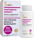 Xtendlife Total Balance Frauen Multivitamin für Immun-, Herz-, Verdauungs- und Zellgesundheit - - Tägliche Unterstützung - 70+ Nährstoffe & Mineralien - 30 Tage Versorgung