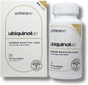 ScimeraMD® Ubiquinol Coenzym Q10 Kaneka QH Antioxidante Ergänzung für Herzgesundheit und Zellenergieproduktion, 30 CT
