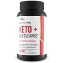 3X Lifetime Keto + ACV Cleanse - Keto Detox Cleanse für Ganzkörperreinigung - 90 Tage Versorgung - Hilfe Reduzieren Belly Bloat w/Psyllium Digestive Unterstützung - Förderung von Energie und Fokus - Keto Detox Cleanser