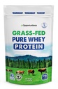 Opportuniteas Grass Fed Whey Protein Powder Concentrate - 1 Ingredient - Reine Proteinergänzung für Getränk, Smoothie, Shake, Kochen & Baken - Non GMO, Hormon Free & Gluten Free - 1 Pfund