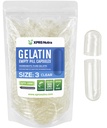 XPRS Nutra Größe 3 Leere Kapseln - 1000 Graf Leere Gelatine Kapseln - Pillen DIY Kapsel Füllung - Klare reine Bovine Pille Gel Cap Fillable für Do-It-Yourself Vitamine und Ergänzungen