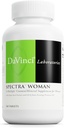 DaVinci Labs Spectra Woman - Nahrungsergänzungsmittel zur Unterstützung von Knochengesundheit und Frauenbedarf - mit Vitaminen, Mineralstoffen, Calcium, Beta Carotene, L-Cystein, Grape Seed Extract und mehr - 240 Tabletten