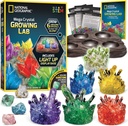 National Geographic Mega Crystal Growing Kit - Wachsen Sie 6 Kristalle mit Light-Up Stand, Wissenschaft Geschenke für Kinder 8-12