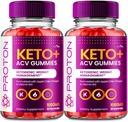 VIVE MD Proton Keto ACV Gummies Advanced Weight Management, Protein Keto ACV Gummies, Proton Keto Plus Gummies mit Apple Cider Essig Supplement 1000mg, Proton Keto+ACV Gummies Bewertungen (2 Pack)
