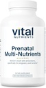 Vital Nährstoffe PreNatal Multi-Nutrients | Frauen Prenatal Multivitamin/Mineral Formel mit potenten Antioxidantien | Vegetarisch | Gluten, Dairy, Soy Free | Non-GMO | 180 Kapseln