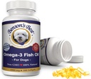 Benson's beste Omega 3 Fischöl für Hunde - liefert 43% mehr Omega 3 Fettsäuren als Lachsöl - 200 Softgels 1000 mg - 100% reines, nicht-GMO, natürliches Tier Nahrung Hunde Fischöl Ergänzungen