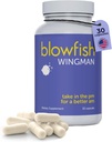 Blowfish Wingman | Fühlen Sie sich besser nach dem Trinken mit DHM, L-Cystein, & Elektrolyte | Pre-Alcohol Liver Unterstützung & Hydration