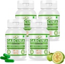 Natürliche und reine Kräuter Garcinia CAMBOGIA (Garcinia) Extrakt Kapseln | Höchste Potenz, 100% pflanzliches Produkt | Packung von 60 X 500 mg. Veg. Kapseln (Pack von 4 Jar)