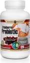 BIOACTIVE NUTRIENTEN Cranberry Probiotics mit Präbiotika, 120 Kapseln - 7 Strains, 6 Billion CFU's