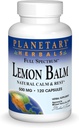 Planetary Kräuter Zitronenbalsam Vollspektrum 500mg, Natürliche Ruhe und Erholung, 120 Kapseln