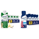 Vergewissern Sie sich 100% pflanzlichen Protein-Nähr Shakes mit 20g Fava Bean und Pea Protein, Vanilla & Ensure Liquid Clear Nutrition Drink, 0g Fett, 8g Protein, Blueberry Pomegranate, 10 Fl Oz