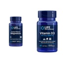 Life Extension Extend-Release Magnesium Prolonged Health Support & Vitamin D3 5000 IU 125 mcg Knochen, Gehirn & Immune Gesundheit - 60 Kapseln & 60 Softgels
