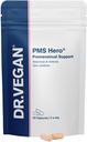 DR.VEGAN PMS Hero, PMS Support Supplement für Frauen und Bloating Relief Formula mit Shatavari, Dong Quai, Dandelion Root und KSM-66 Ashwagandha, 60 Beilagen