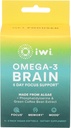 Iwi Omega 3 Gehirn 5 Tage Fokus Unterstützung, 10 Ct