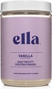 Ella Vanilla Collagen Protein Powder für Damen - Daily Beauty Protein Powder mit Grass-Fed Collagen Peptides - Non-GMO, Glutenfrei, keine künstlichen Süßungsmittel - 20 Servierungen