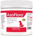 Azoflora-Ergänzung für gesünde Nieren für Hunde - stärkt Nierenfunktion - Unterstützt gesunde Harnwege, leicht zu verabreichen, keine Kühlung erforderlich, Huhn Flavor - 90 Soft Chews