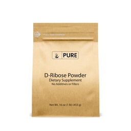Pure Original Zutaten D-Ribose (1lb) Nahrungsergänzungsmittel, Non-GMO, Glutenfrei, entflammt