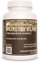 Remedys Ernährung Slippery Elm Bark | 1.000 mg, 60 Vegan Kapseln pflanzliche Nahrungsergänzung | Zwei Monate Versorgung