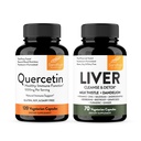 Sandhu's Quercetin 1000mg & Liver Cleanse & Detox Capsules| Immune, Liver Health Support und Detoxification| Non-GMO