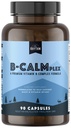 Natürliche Rhythm B-CALMplex, einzigartige B Vitamin Blend, B-Komplex unterstützt die richtige Nerve-Funktion und Entspannung, 3 Monat Versorgung, 90 Kapseln