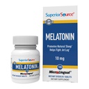 Superior Source Melatonin 10 mg - Healthy Sleep Support Supplement für Erwachsene - Melatonin Formel mit Kamillenhilfen Relaxation & Restful Sleep - 100 Sublingual Dissolving Tablets