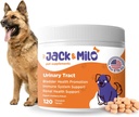 Jack & Milo - Ergänzung für Hunde, Hund UTI Inkontinenz, Nieren- und Blasenkontrolle - Cranberry & Antioxidants, Organic - Bladder Control for Dogs, USA Made-Non GMO - 120 Tabletten