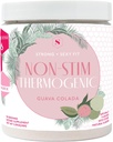 Stark + Sexy Fit, Gewicht und Ernährung unterstützen Gesundheits-Ergänzung, Koffeinfreies Non-Stim-Getränk-Pulver für Appetitkontrolle und Stoffwechselunterstützung, Ergänzungen für Frauen, Guava Colada Flavor, 30 SVG