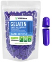 XPRS Nutra Größe 0 Leere Kapseln - 100 Graf Leere Gelatine Kapseln - Pillen DIY Kapsel Füllung - Pure Bovine Pill Gel Kapseln für Do-It-Yourself Ergänzungen (Purple)